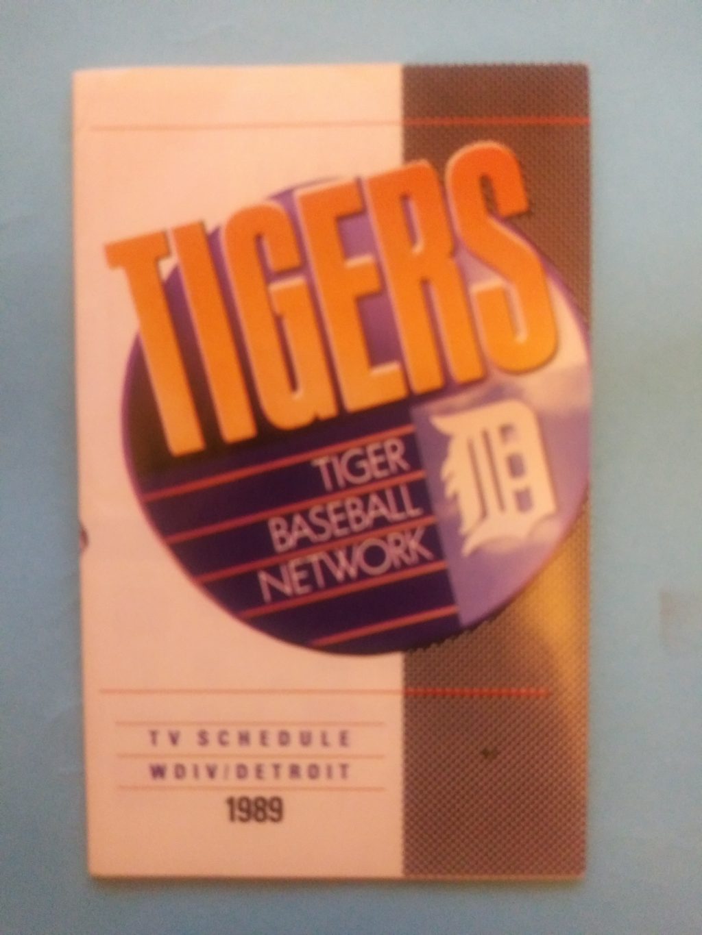 Detroit Tigers - 1989 - WDIV TV - Budweiser - Cover