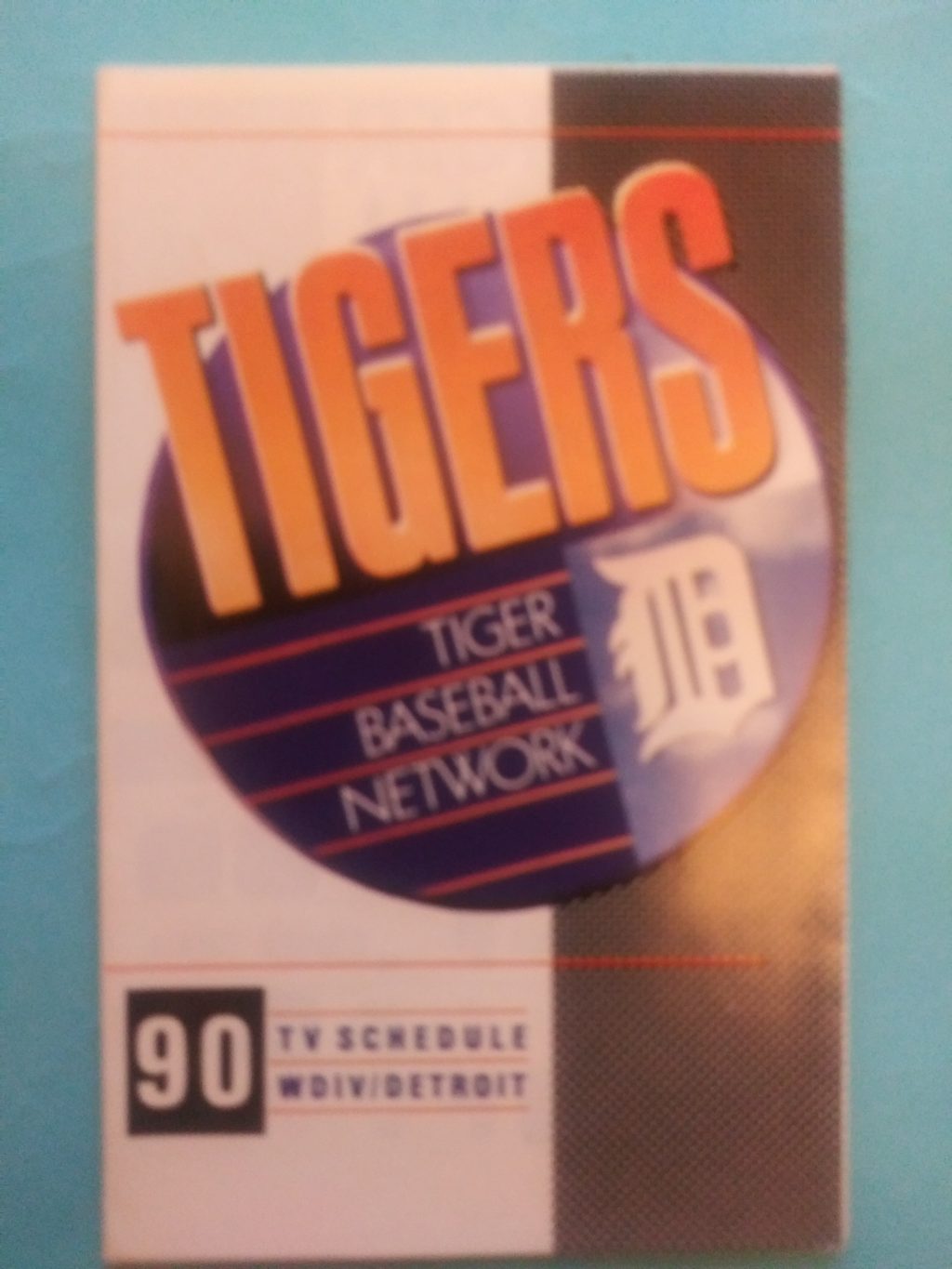Detroit Tigers - 1990 - WDIV TV - Kroger - Cover
