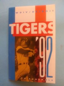 Detroit Tigers - 1992 - Seven Eleven - WDIV TV - Cover