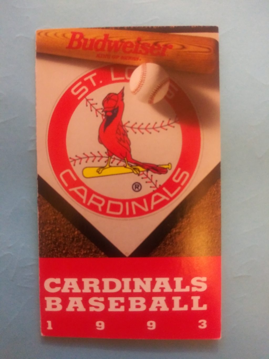 St. Louis Cardinals - 1993 - Budweiser - Cover - Logo