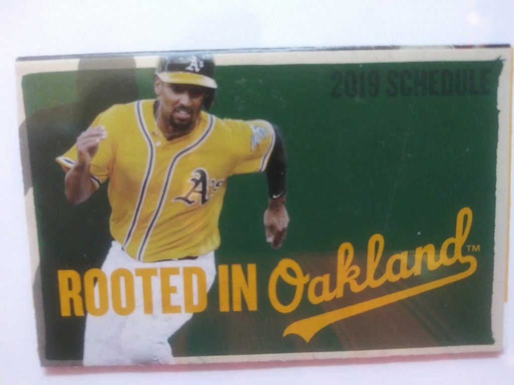2019 Oakland Athletics - Marcus Semien - Round Table Pizza - cover